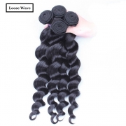 Brazilian virgin human losing hair weave extensions styling